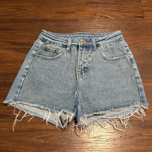 High Rise Denim Shorts, size 26w (2)